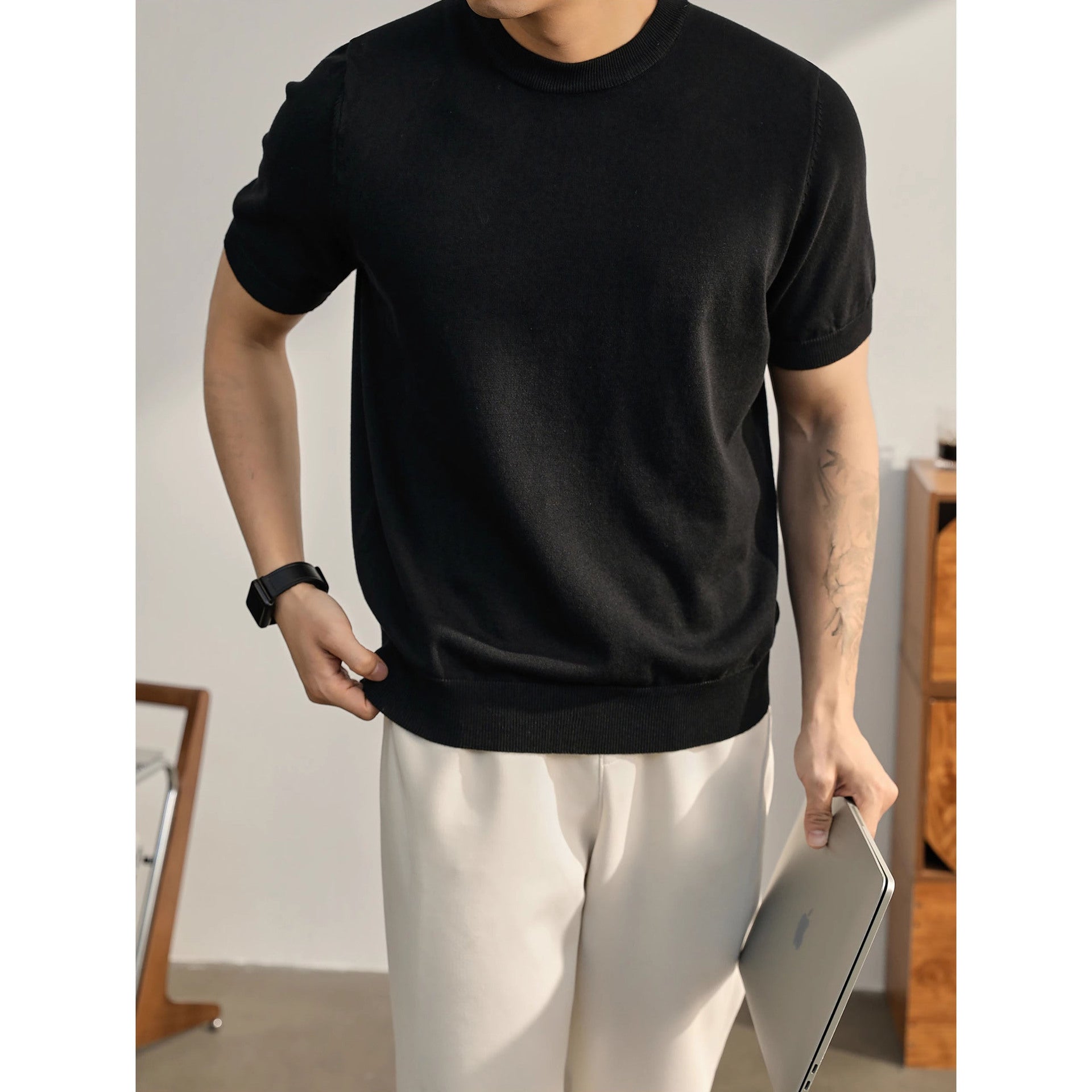 Short-sleeved Casual Sweater