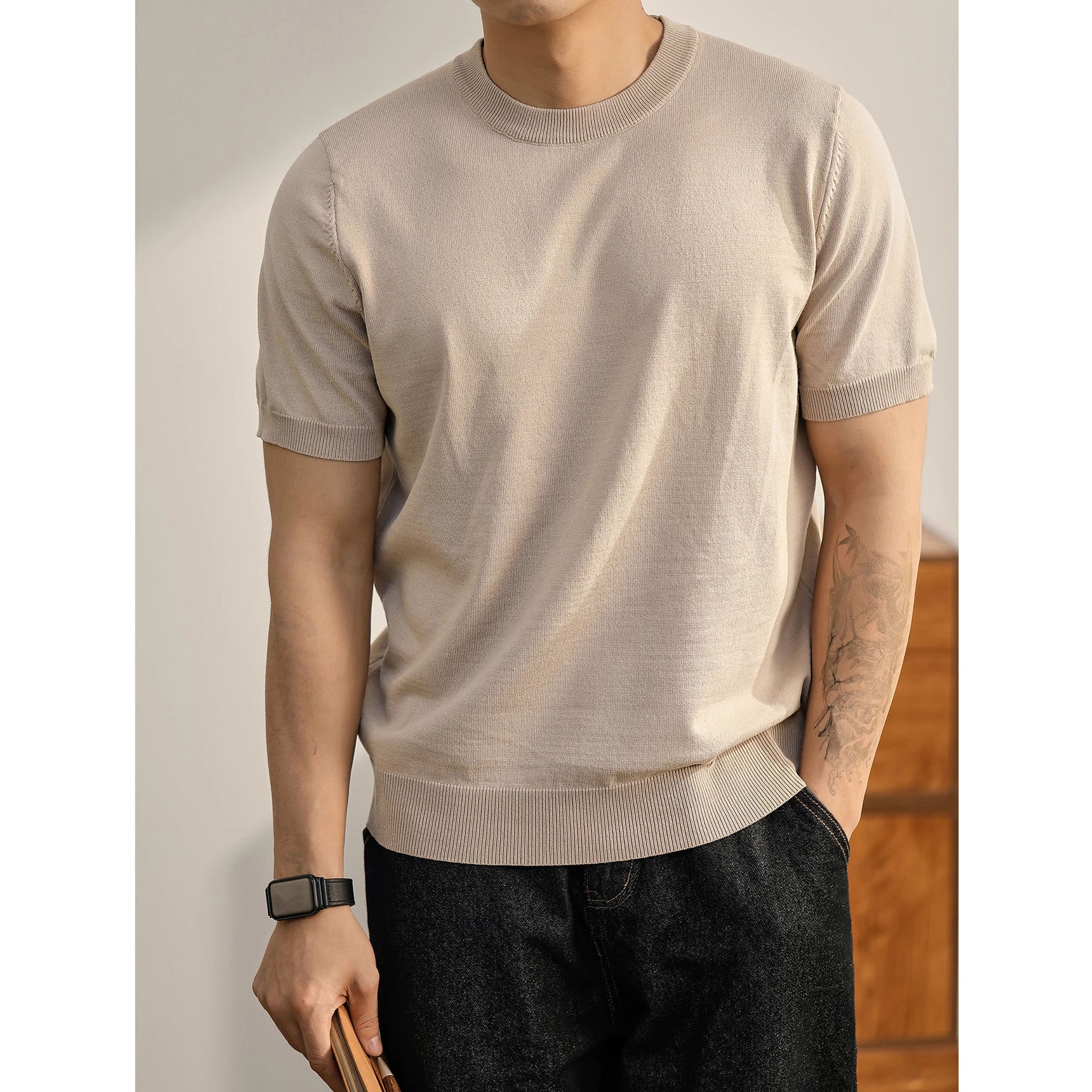 Short-sleeved Casual Sweater