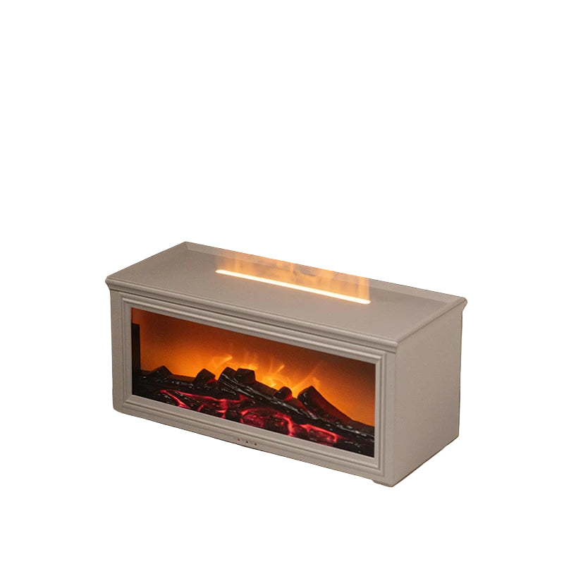 7 Colors of Essential Oil Fireplace Diffuser Mini Flame Aromatherapy Fireplace Humidifier Aromatherapy Oil Diffuser