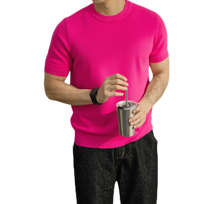 Short-sleeved Casual Sweater
