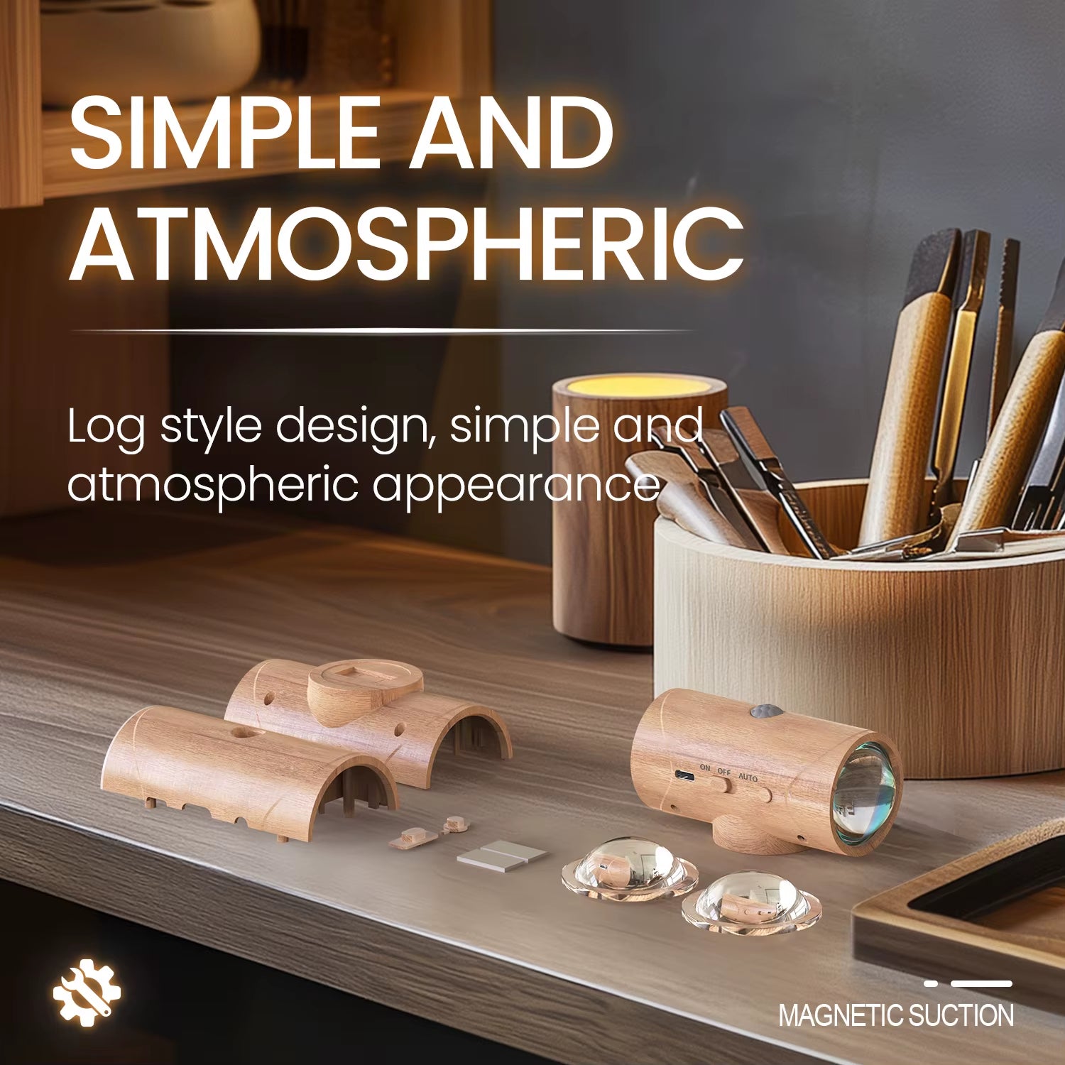 1PC/2PCS /4PCS Rechargeable LED Night Lights with Motion Sensor Wall Lights, RGB Gradient Ambient Light, Dimmable Indoor Lamps,