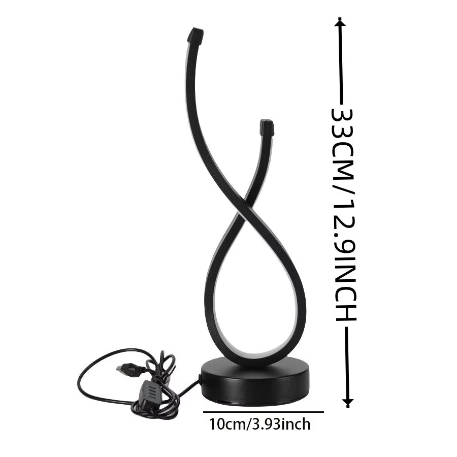 Led Table Lamp Bedroom Bedside Nightlight Creative Ktv Restaurant Coffee Shop Luminous Decorative Table Light